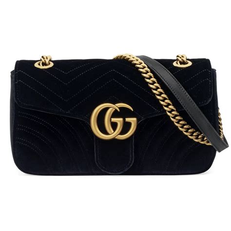 gucci marmont velvet black.